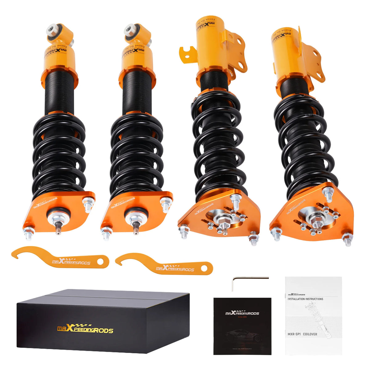 MaXpeedingrods height-adjustable coilovers with camber plates for 2009-2013 Subaru Forester