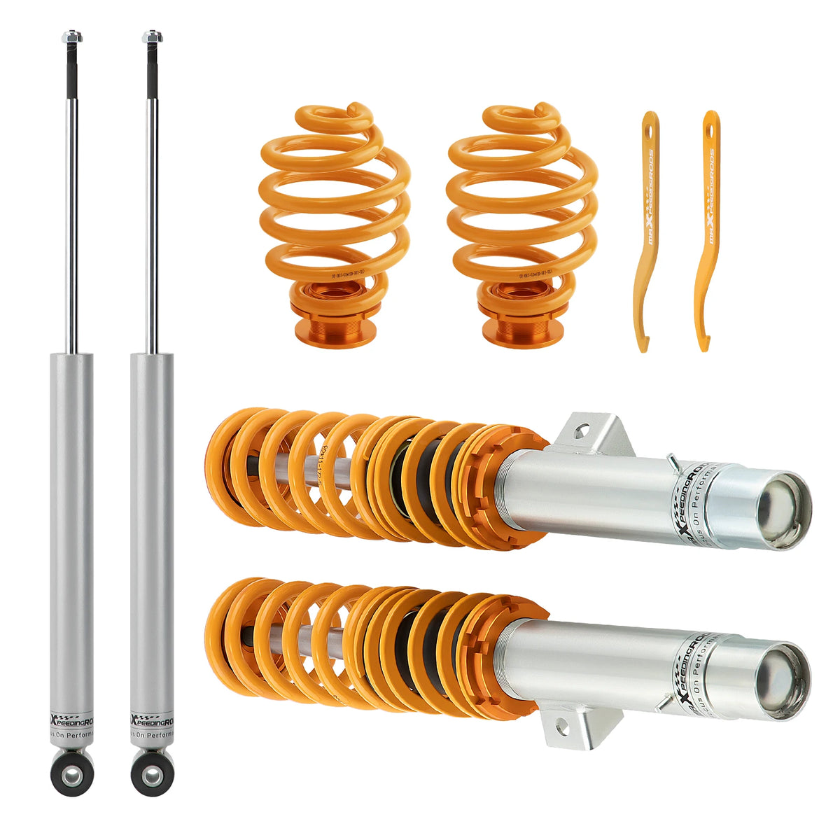 MaXpeedingrods height-adjustable coilover set for 1998-2006 BMW 3 Series E46 RWD