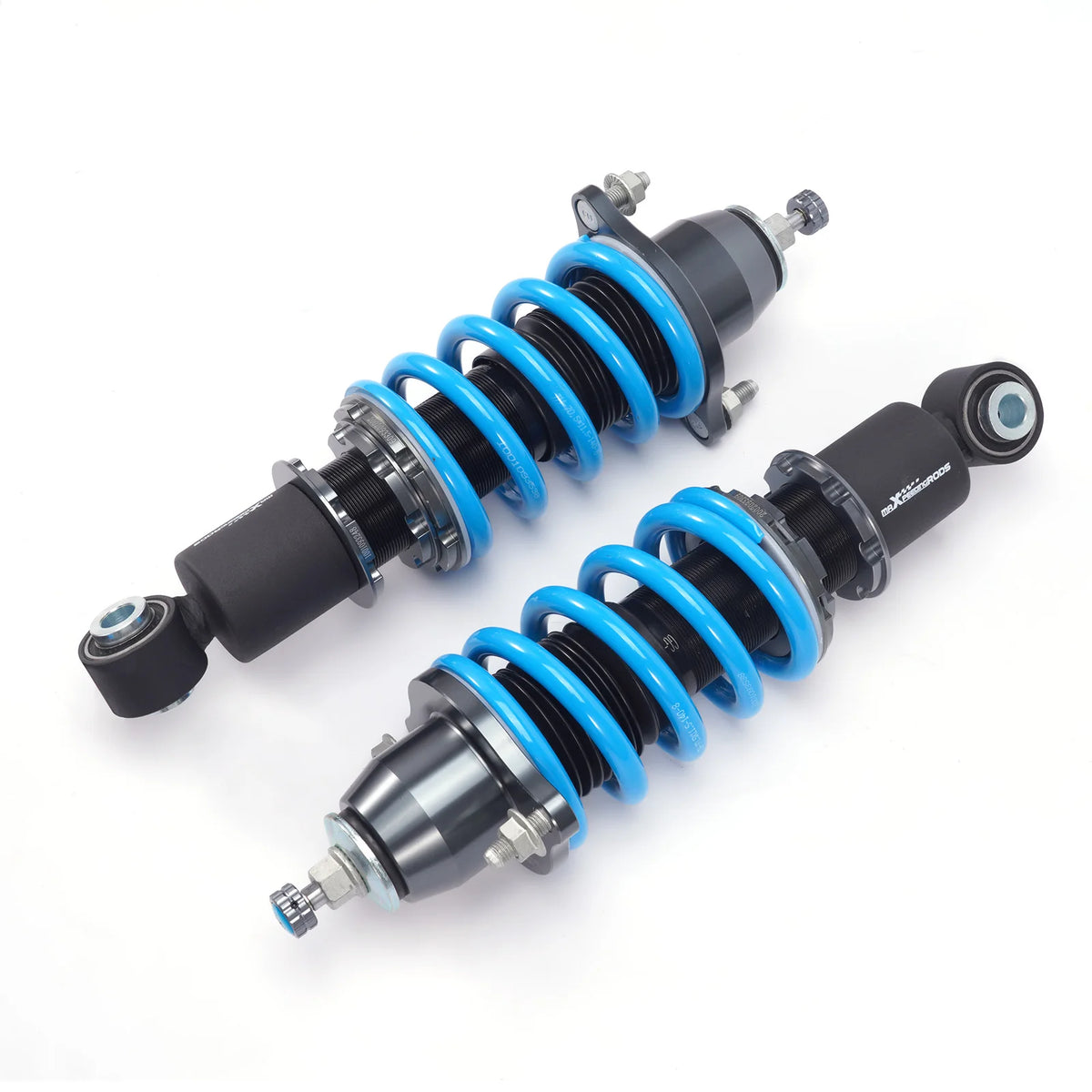 MaXpeedingrods T6 Coilovers for Honda Element 2003-2011, 24-Way Damping, Front Camber Plates, Black and Blue