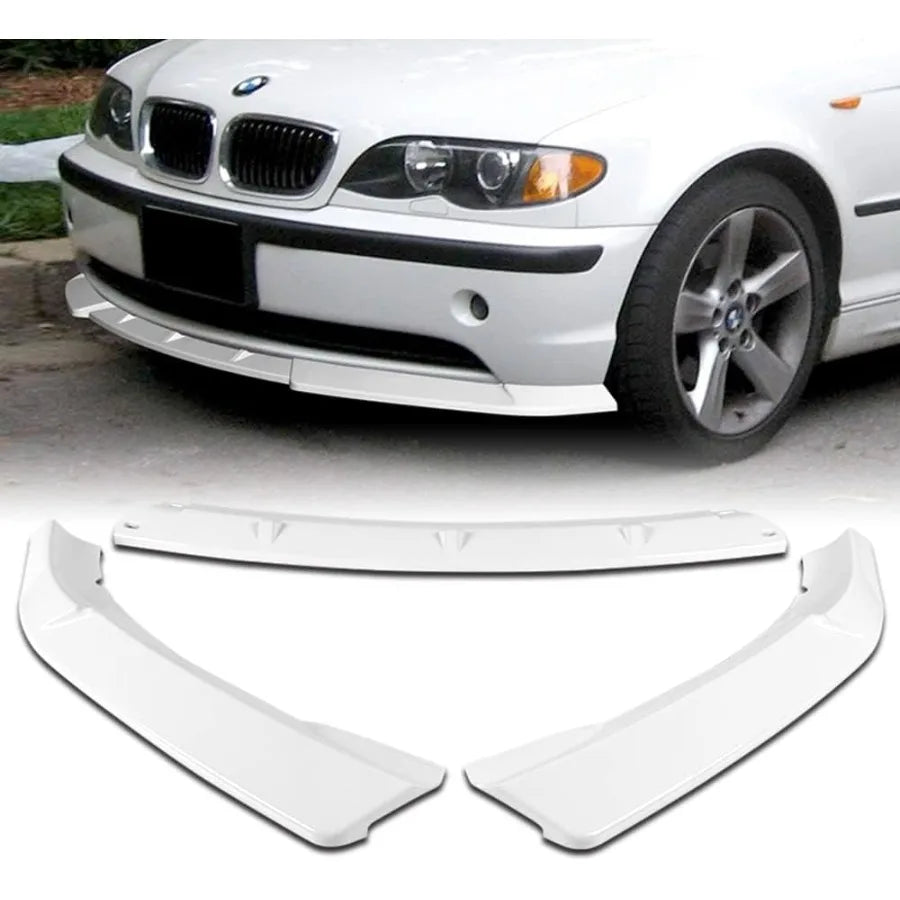 2002-2005 BMW 3 Series E46 320i 325 Body Kit, 9-Piece Front Lip, Side Skirt Extensions and Diffuser Set