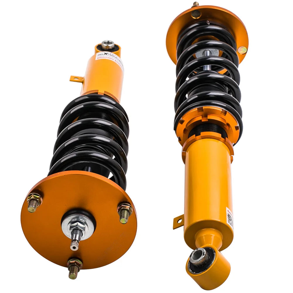 MaXpeedingrods Coilovers for Toyota Supra MA70 GA70 JZA70 1986-1993 and Soarer Z20, 24-Way Damping, Gold