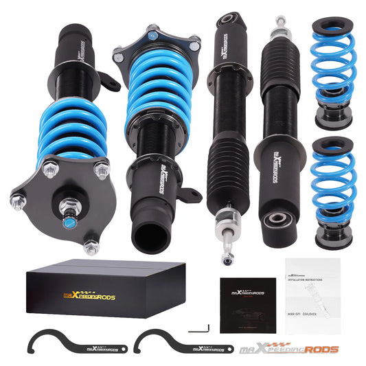 MaXpeedingrods T6 coilovers with blue springs and black bodies for 2018-2022 Honda Accord 10th gen