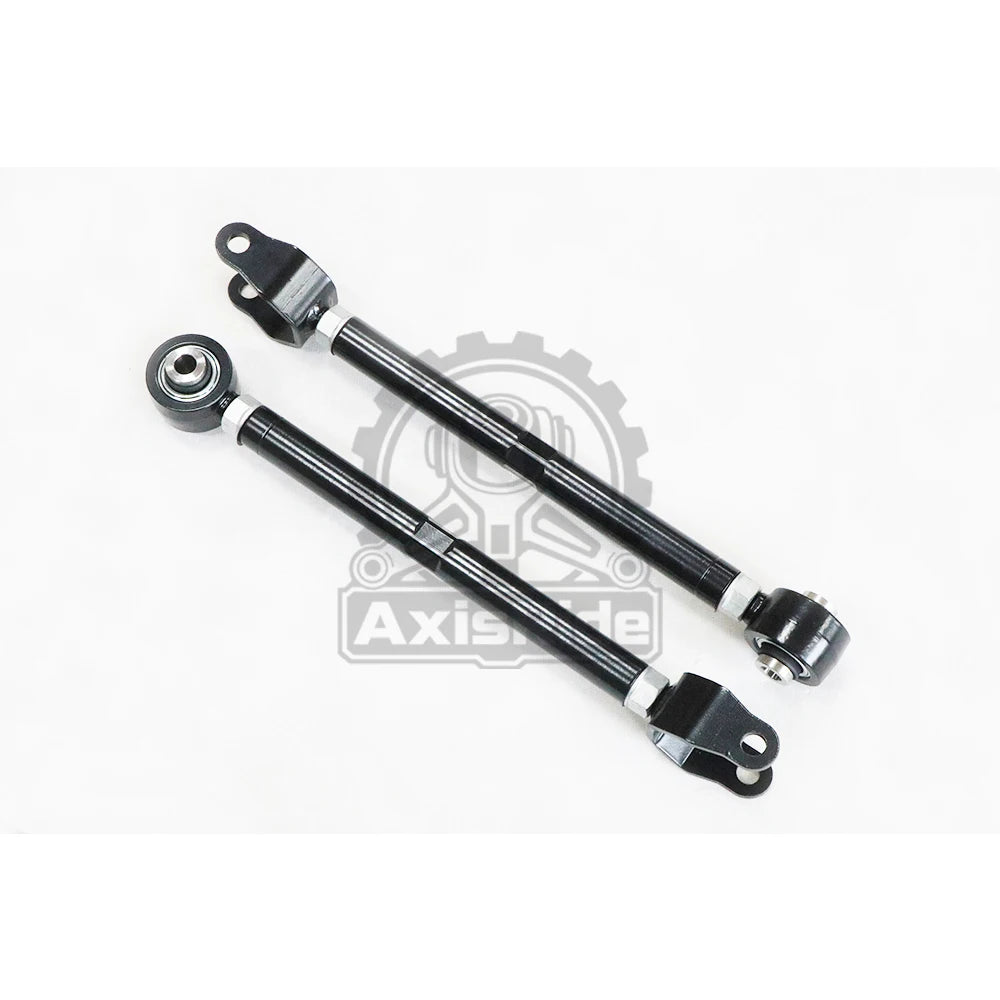 Rear lower adjustable trailing arms with polyurethane bushing ends for Tesla Model 3 and Model Y