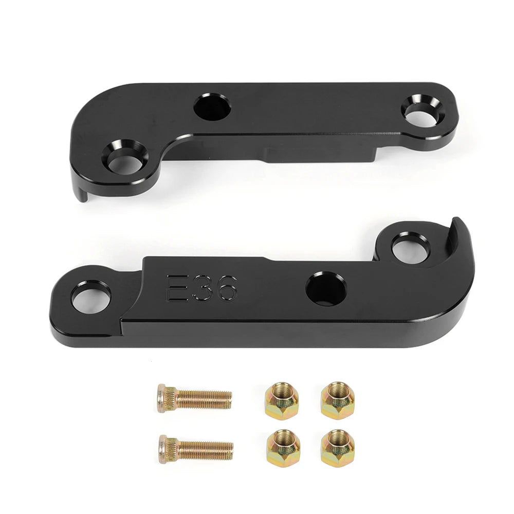 BMW E36 M3 Steering Lock Adapter Kit for Increased Turn Angle, Drift Lock Spacers, Aluminum