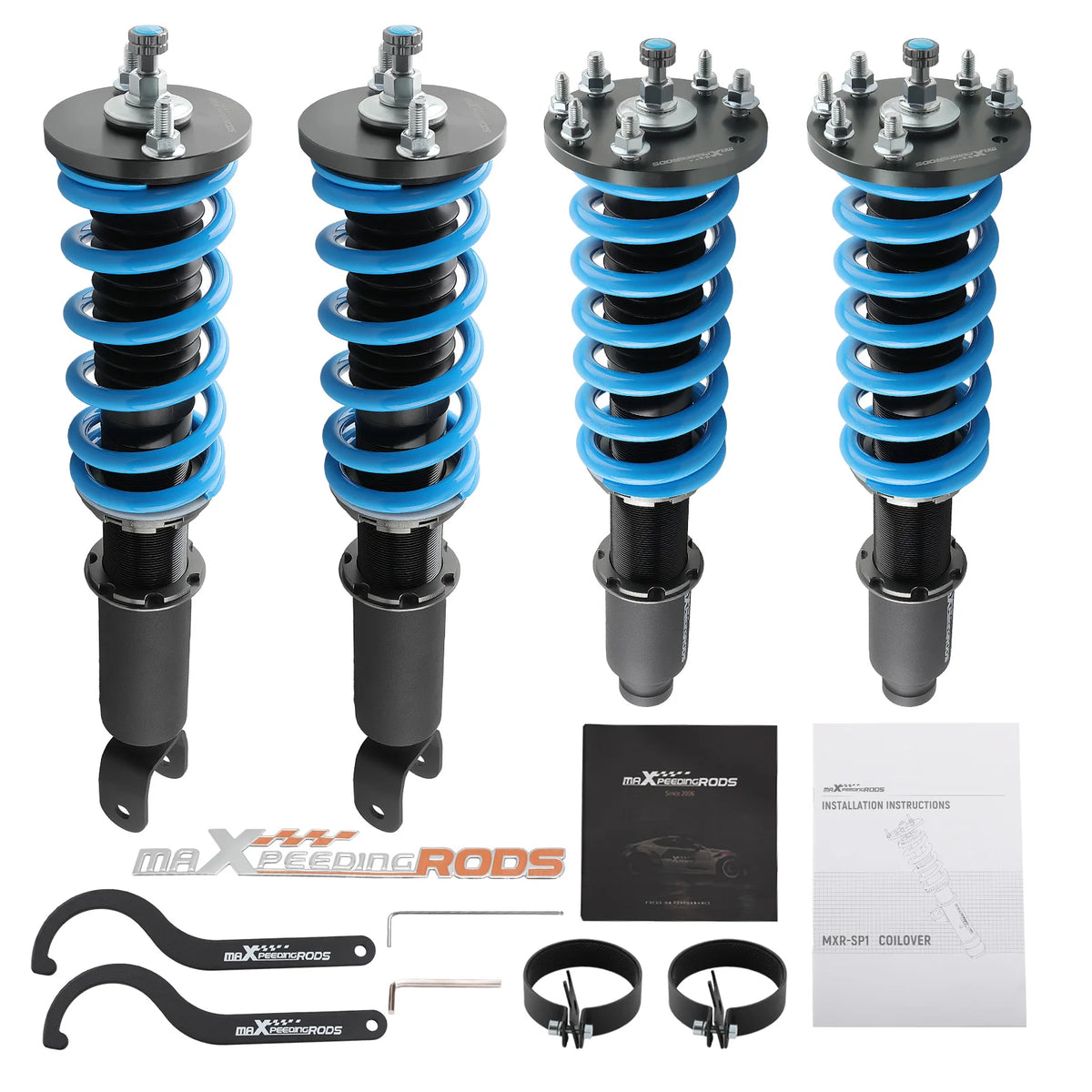 MaXpeedingrods T6 height-adjustable coilovers for 2008-2012 Honda Accord and Acura TSX