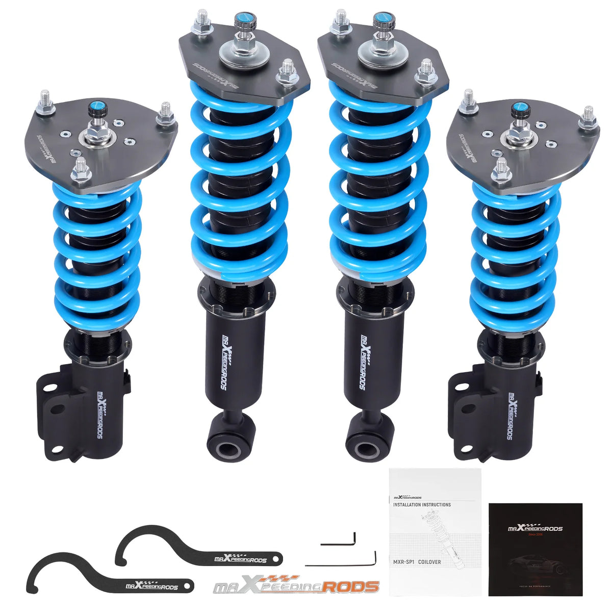 MaXpeedingrods T6 coilovers for Mitsubishi 3000GT VR-4 AWD and Dodge Stealth AWD