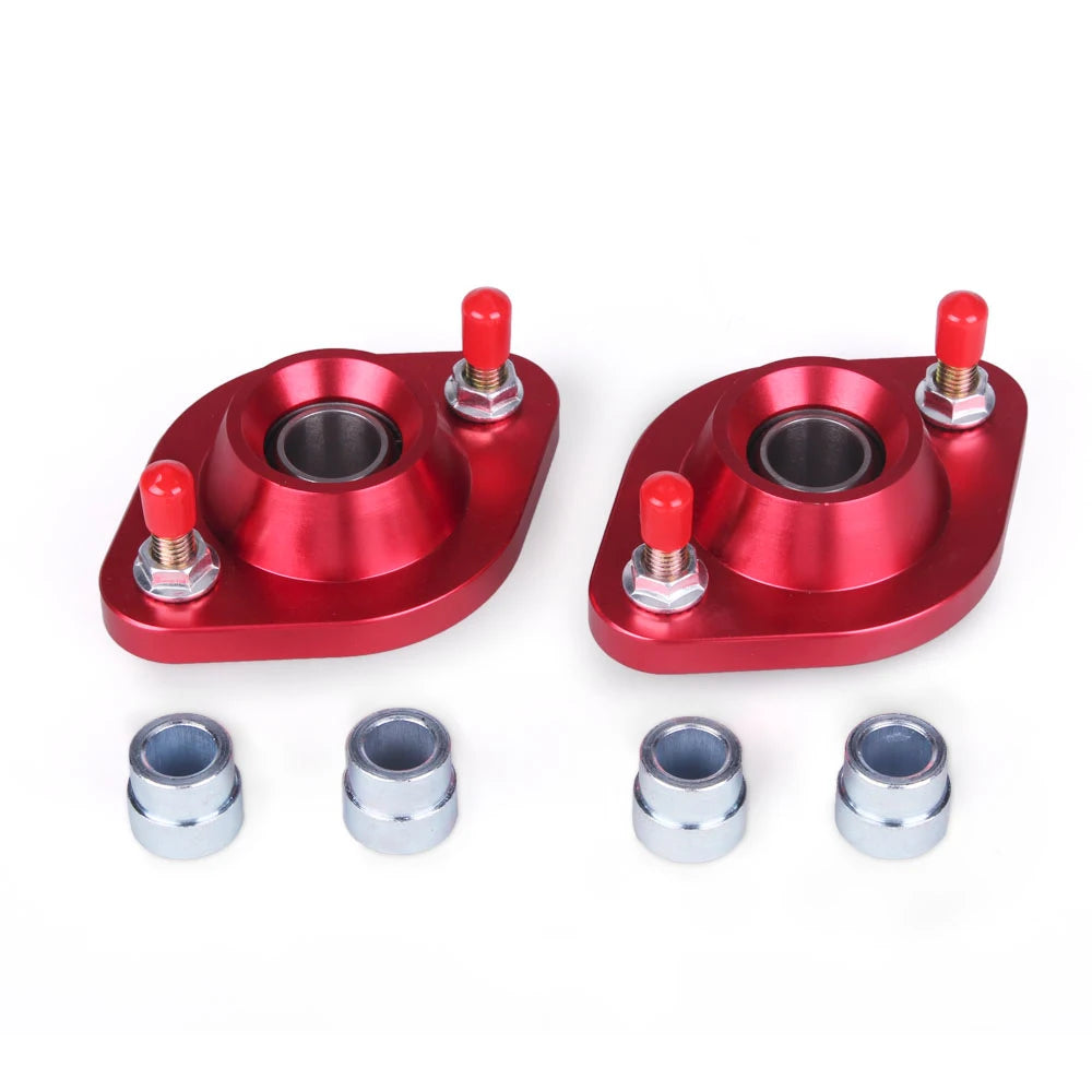 1992-1999 BMW 3 Series E36 Rear Upper Camber Plates, Adjustable Pillow Ball Shock Top Mounts, Aluminum