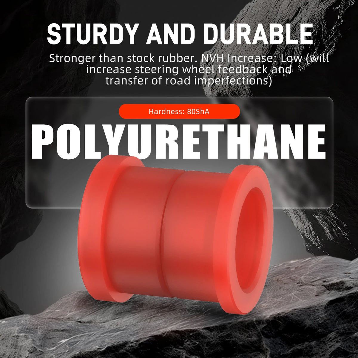 2005-2013 BMW 1 Series E82 E88 and 3 Series E90 E92 E93 Rear Subframe Bushings, 80A Polyurethane