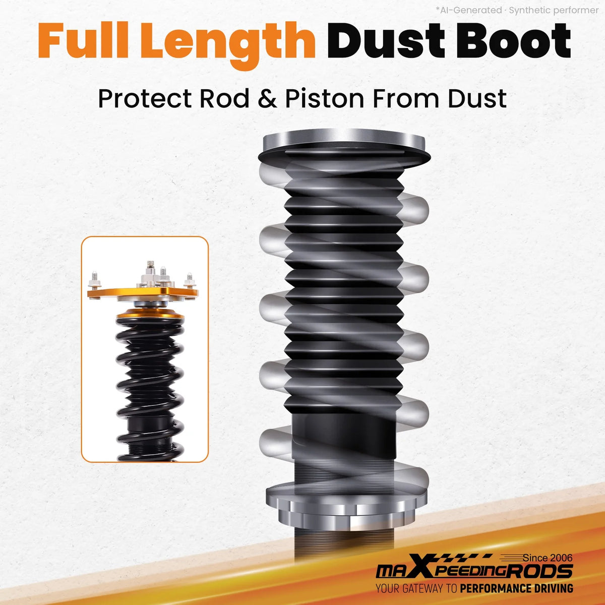 MaXpeedingrods Coilovers for Subaru BRZ ZN6, Scion FR-S and Toyota 86 2012-2020, 24-Way Damping