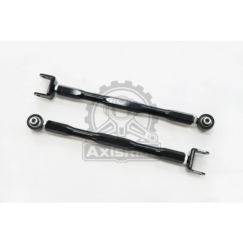 Black anodized aluminum adjustable rear camber links for BMW E36, E46 and Z4 E85