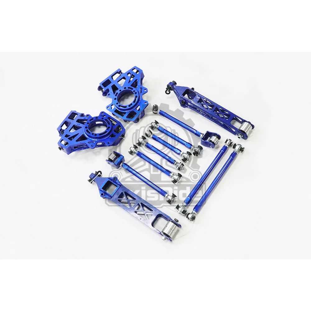 Rear drop knuckle kit with knuckles, adjustable control arms and links for BMW E90 E92 E82