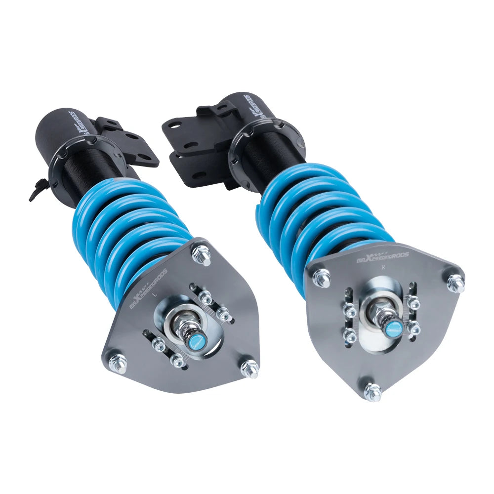 MaXpeedingrods T6 Coilovers for Subaru Legacy Outback BE/BH 1998-2003, 24-Way Damping, Front Camber Plates