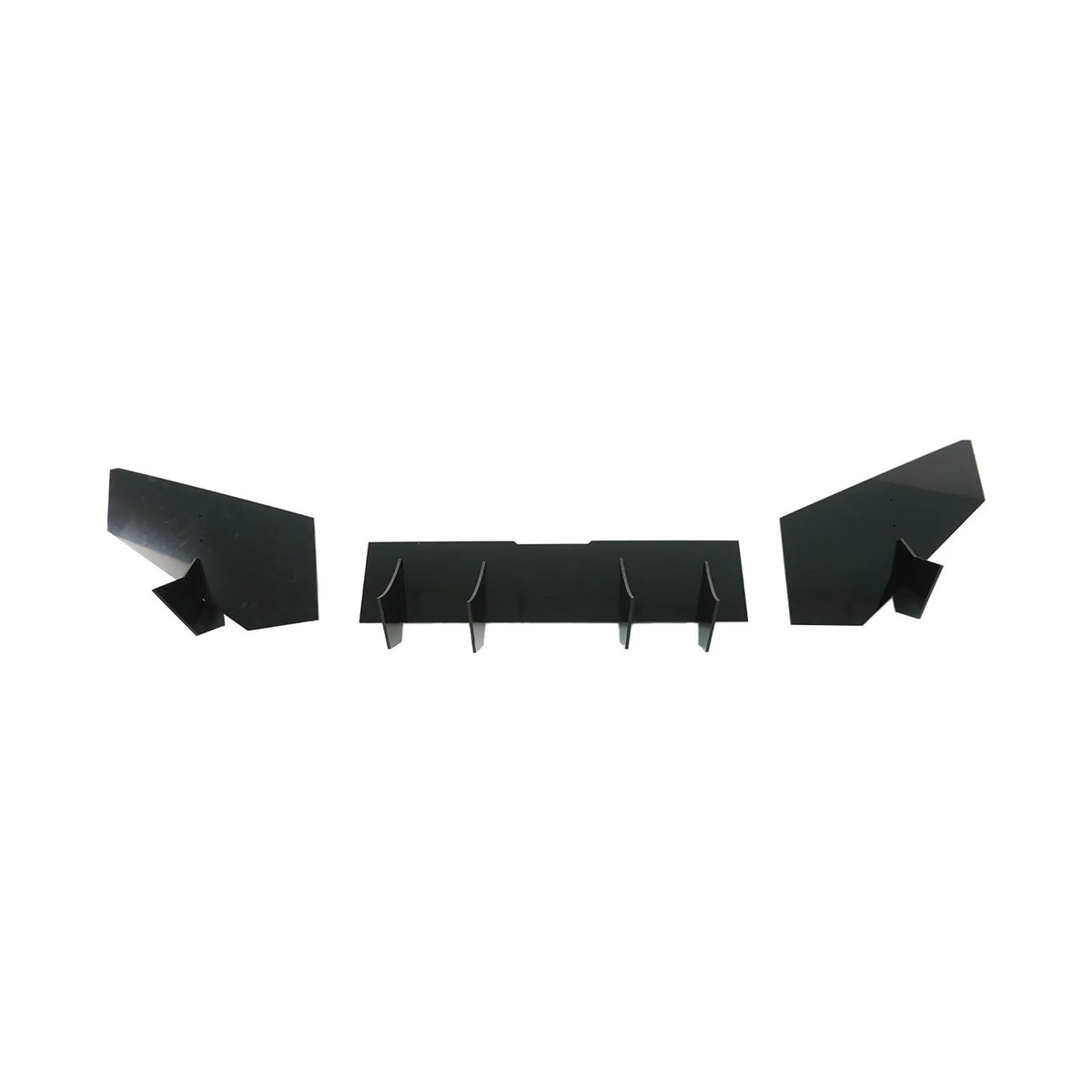 2009-2020 Nissan 370Z Rear Bumper Diffuser, Glossy Black ABS Plastic