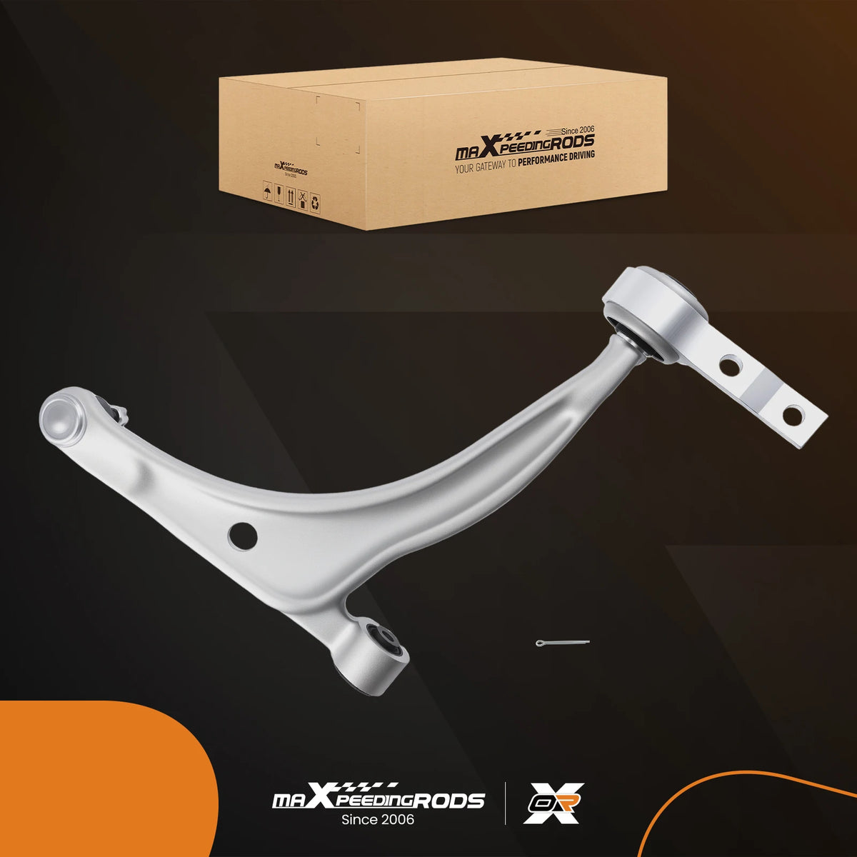 MaXpeedingrods Front Lower Control Arm with Ball Joint, Driver Side, for Nissan Altima 2002-2006 and Maxima 2004-2008