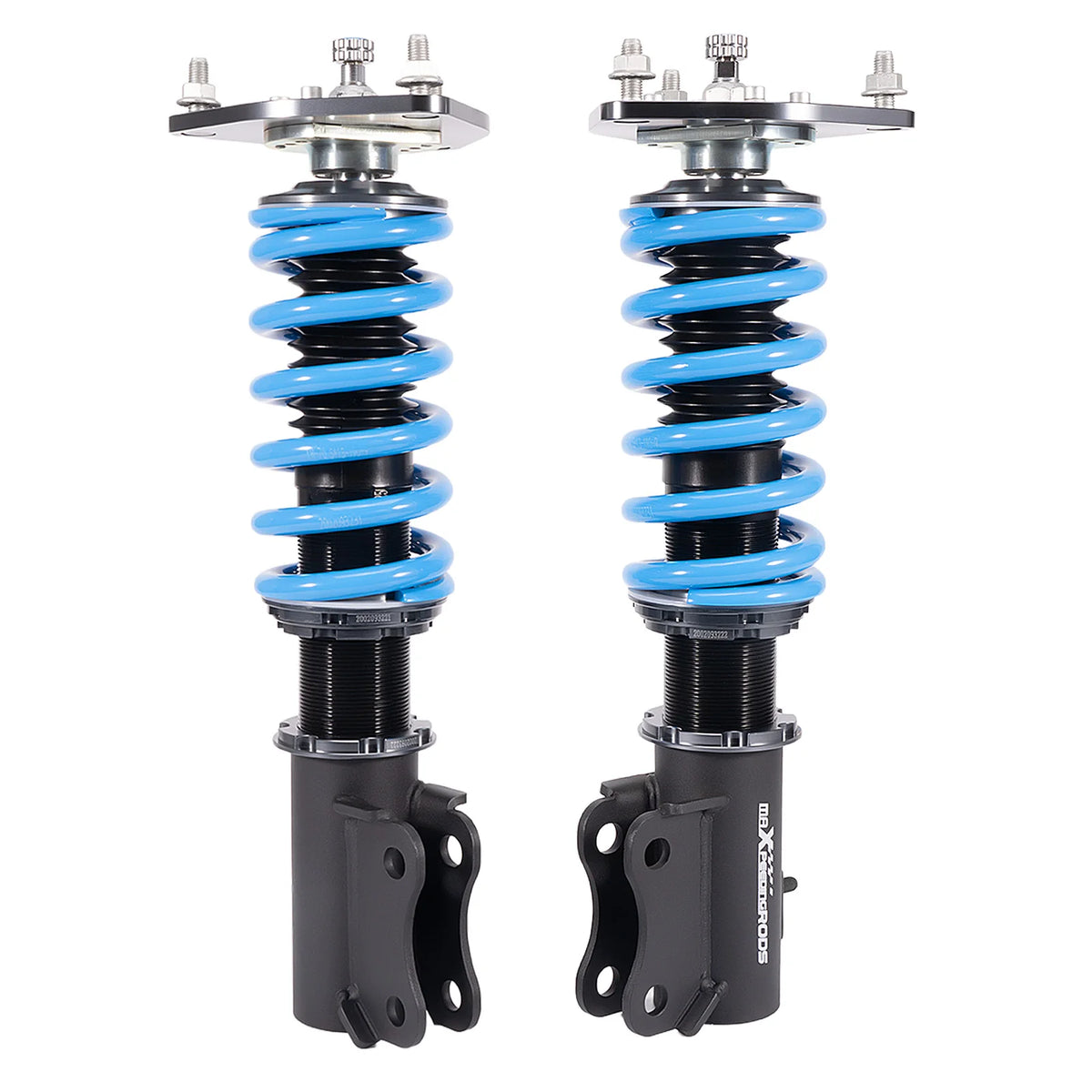 MaXpeedingrods T6 Coilovers for Mitsubishi Lancer Evolution VII VIII IX CT9A 2001-2007, 24-Way Damping, Camber Plates