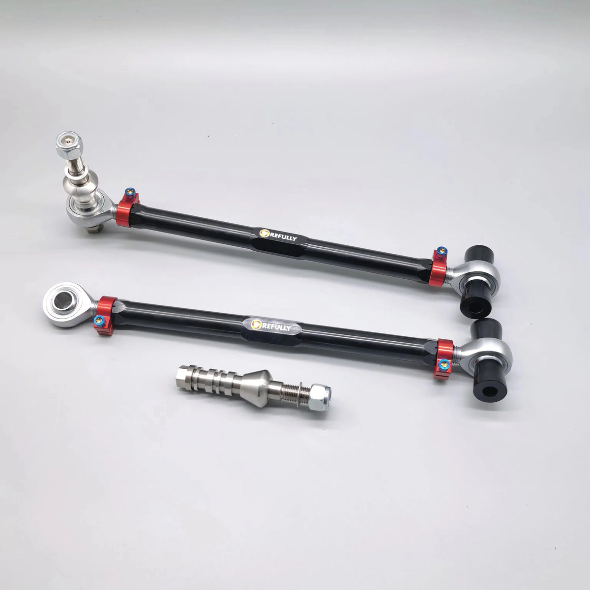 2006-2021 BMW E9X, E8X and F8X Front Adjustable Tension Struts, 7075 Billet Aluminum, Spherical Rod Ends