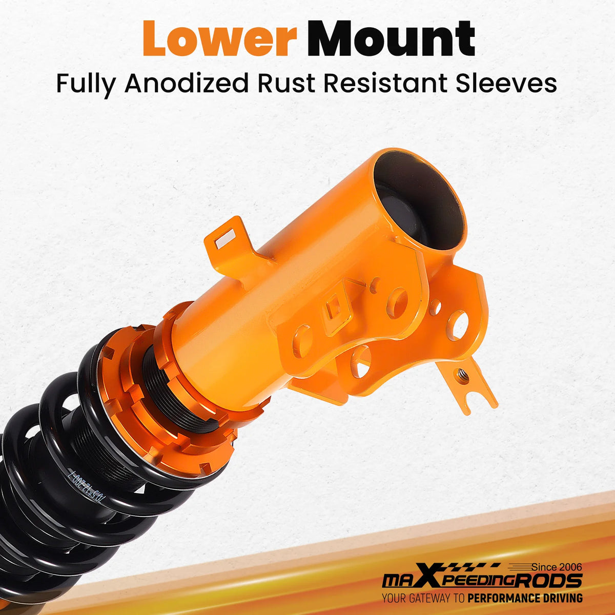 MaXpeedingrods Coilovers for Honda Civic FB2/FG3 2012-2015 (Non-Si), 24-Level Damping with Camber Plates