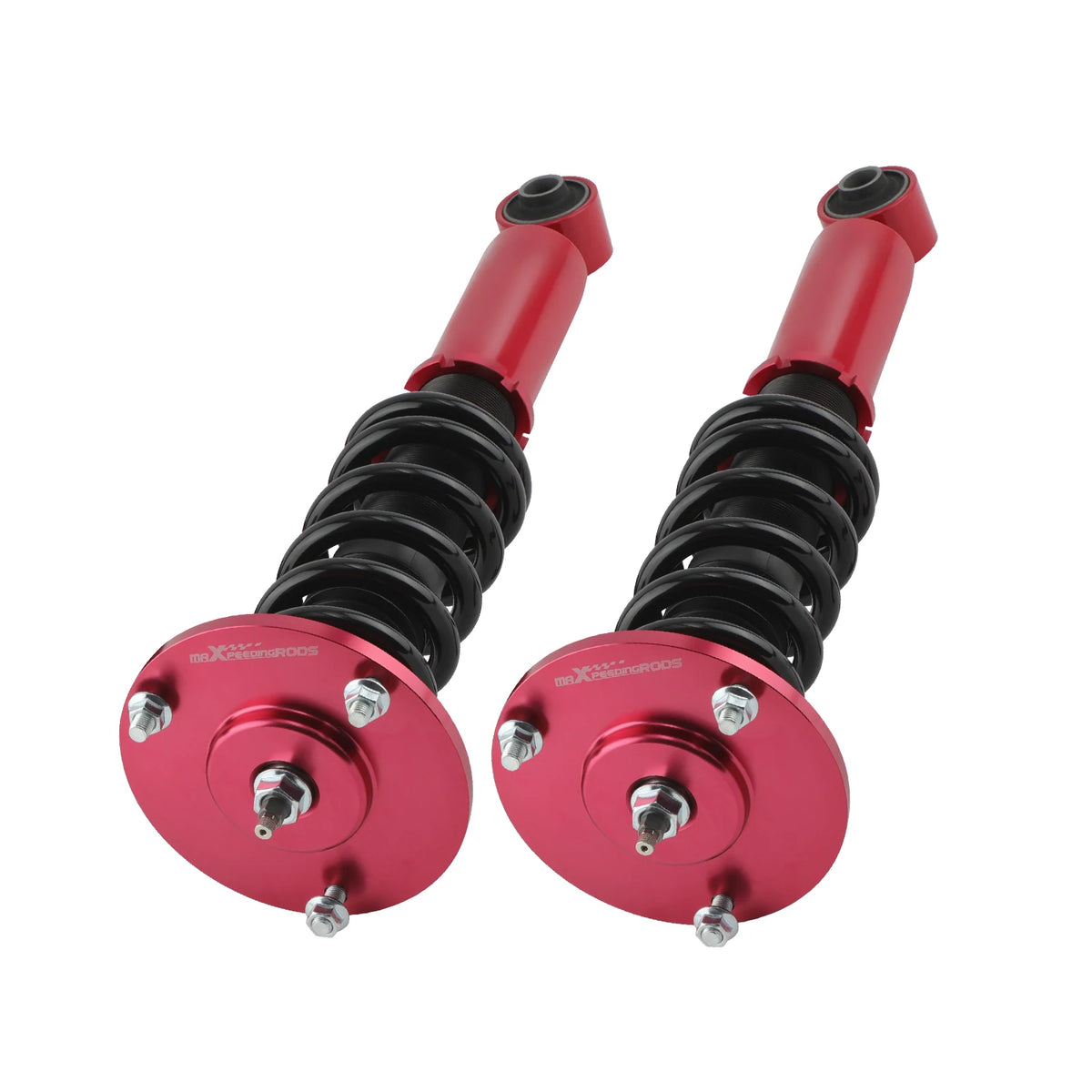 MaXpeedingrods Coilovers for Ford Expedition and Lincoln Navigator 2003-2006, 24-Way Damping, Red
