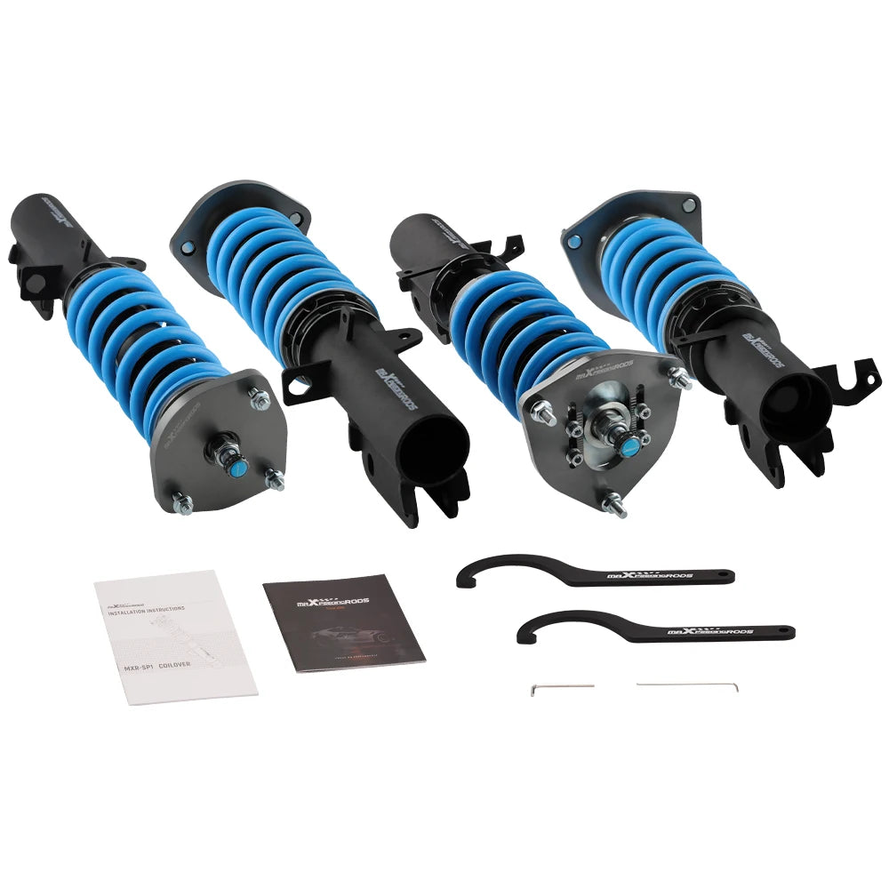 MaXpeedingrods Coilovers for Toyota Corolla E90 E100 E110 AE92 AE101 AE111 1988-1999, Blue Springs