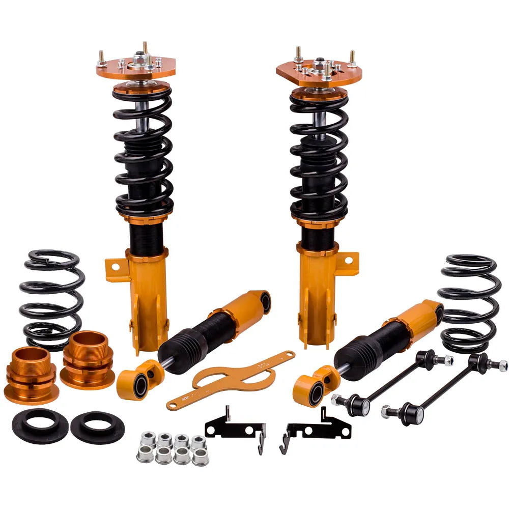 MaXpeedingrods gold coilovers with sway bar end links for 2005-2010 Chevrolet Cobalt