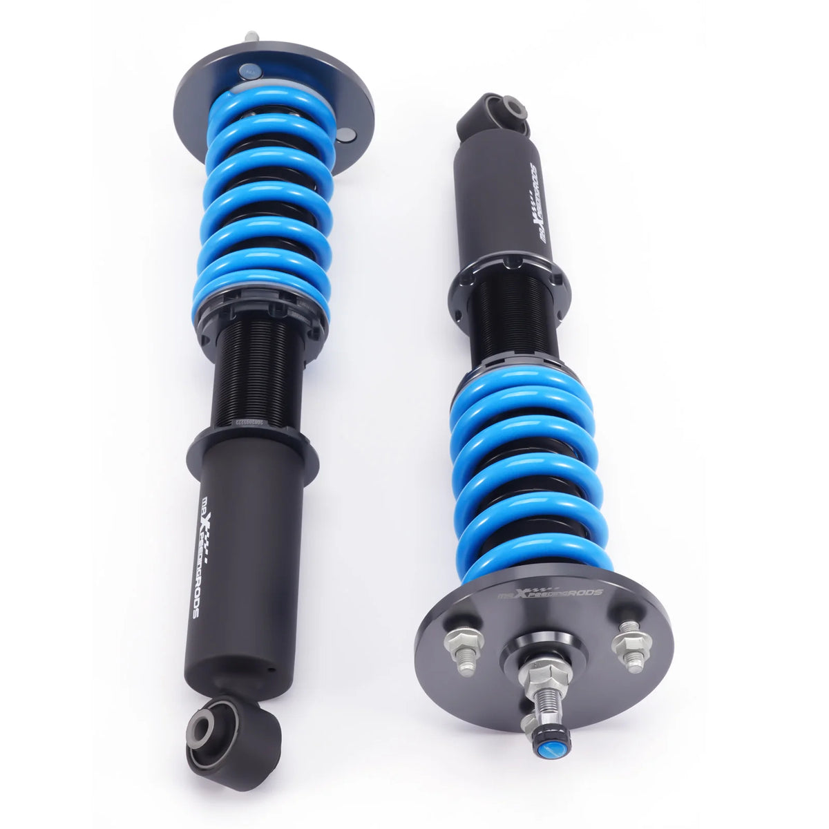 MaXpeedingrods T6 Coilovers for Acura NSX 1991-2005, 24-Way Damping, Pillow Ball Mounts, Black and Blue