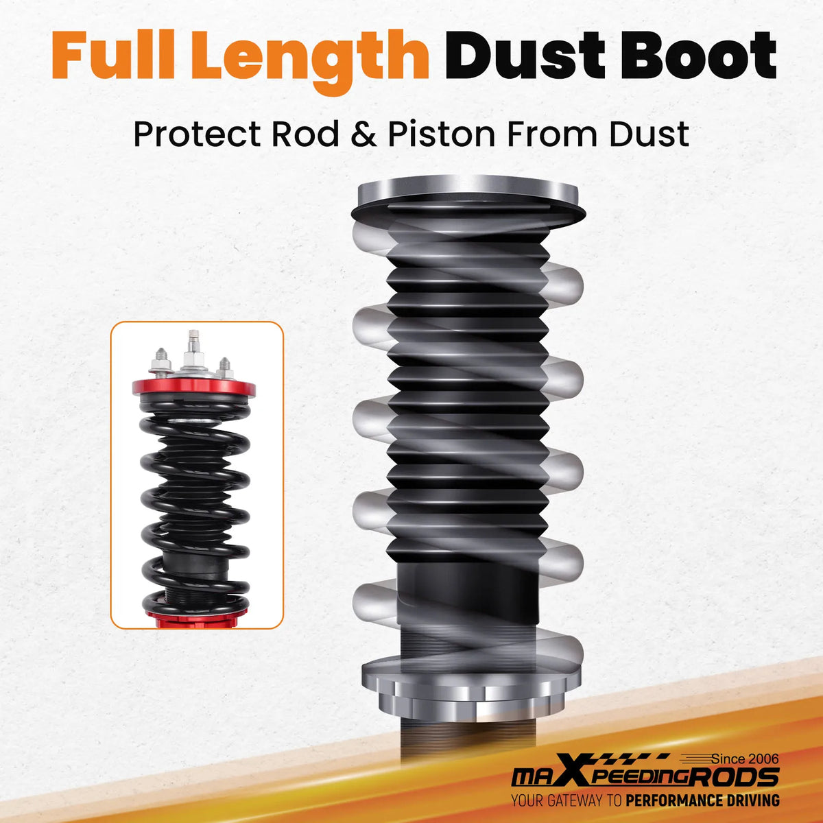 MaXpeedingrods Coilovers for Honda Civic EJ/EK/EM 1996-2000, Also Civic EF/EG, CR-X, del Sol and Integra
