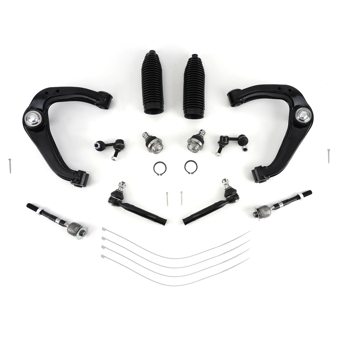 MaXpeedingrods front upper control arm, ball joint, sway bar link and tie rod kit for Nissan Frontier