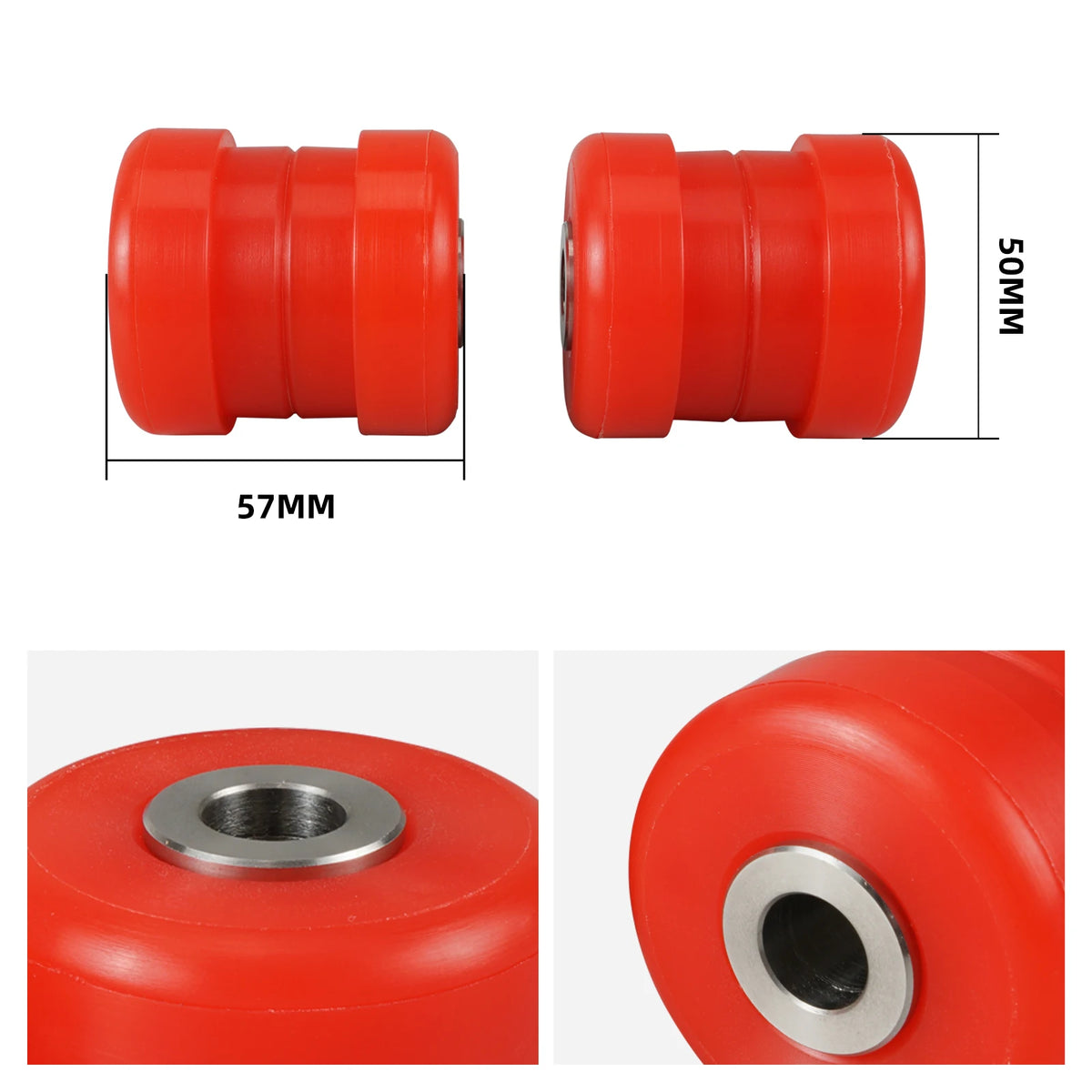 1992-2005 BMW 3 Series E36 E46 and 2003-2008 Z4 E85 Rear Upper Outer Control Arm Bushing Kit, 80A Poly