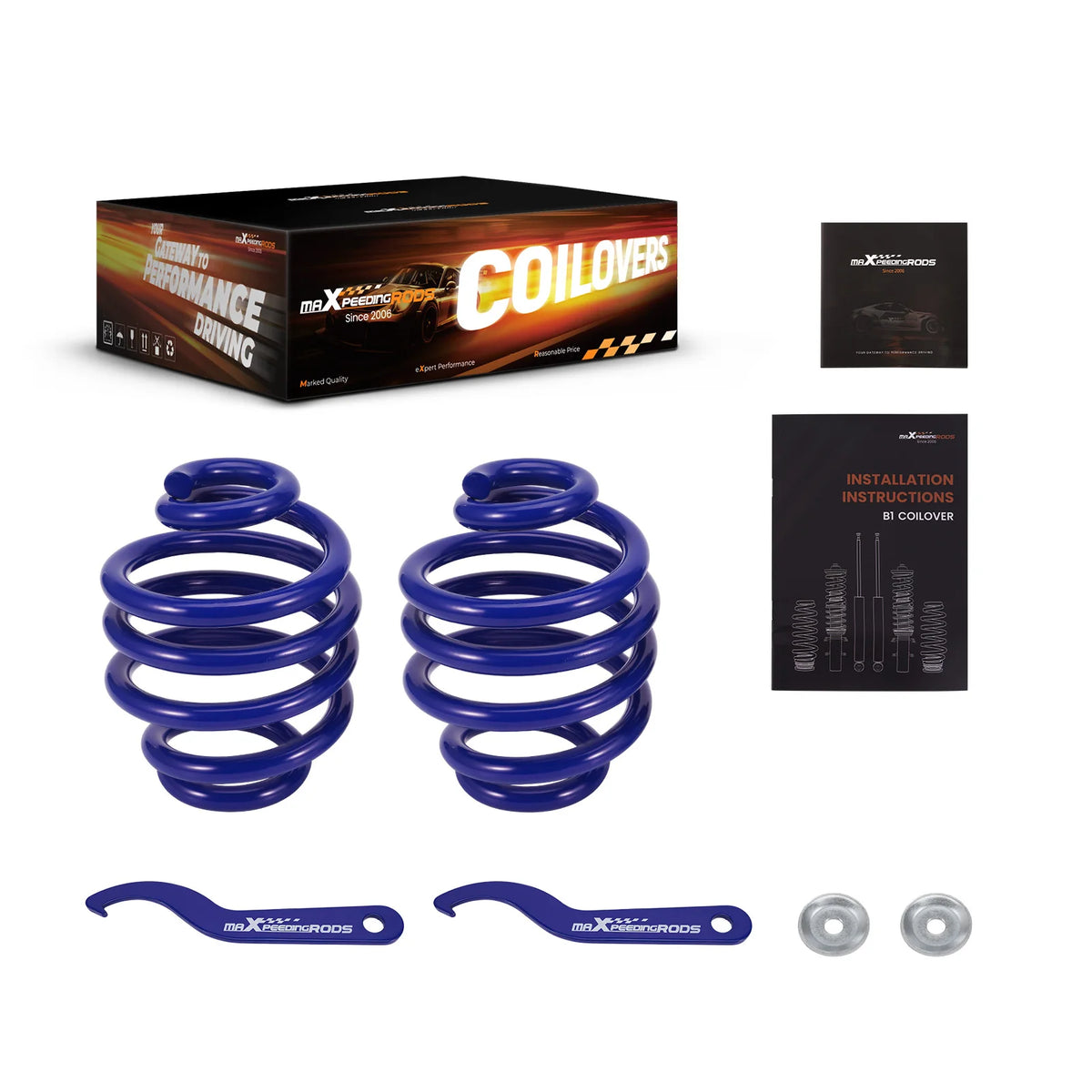 1998-2006 BMW 3 Series E46 Sedan and Coupe Coilovers, Height Adjustable, Twin Tube