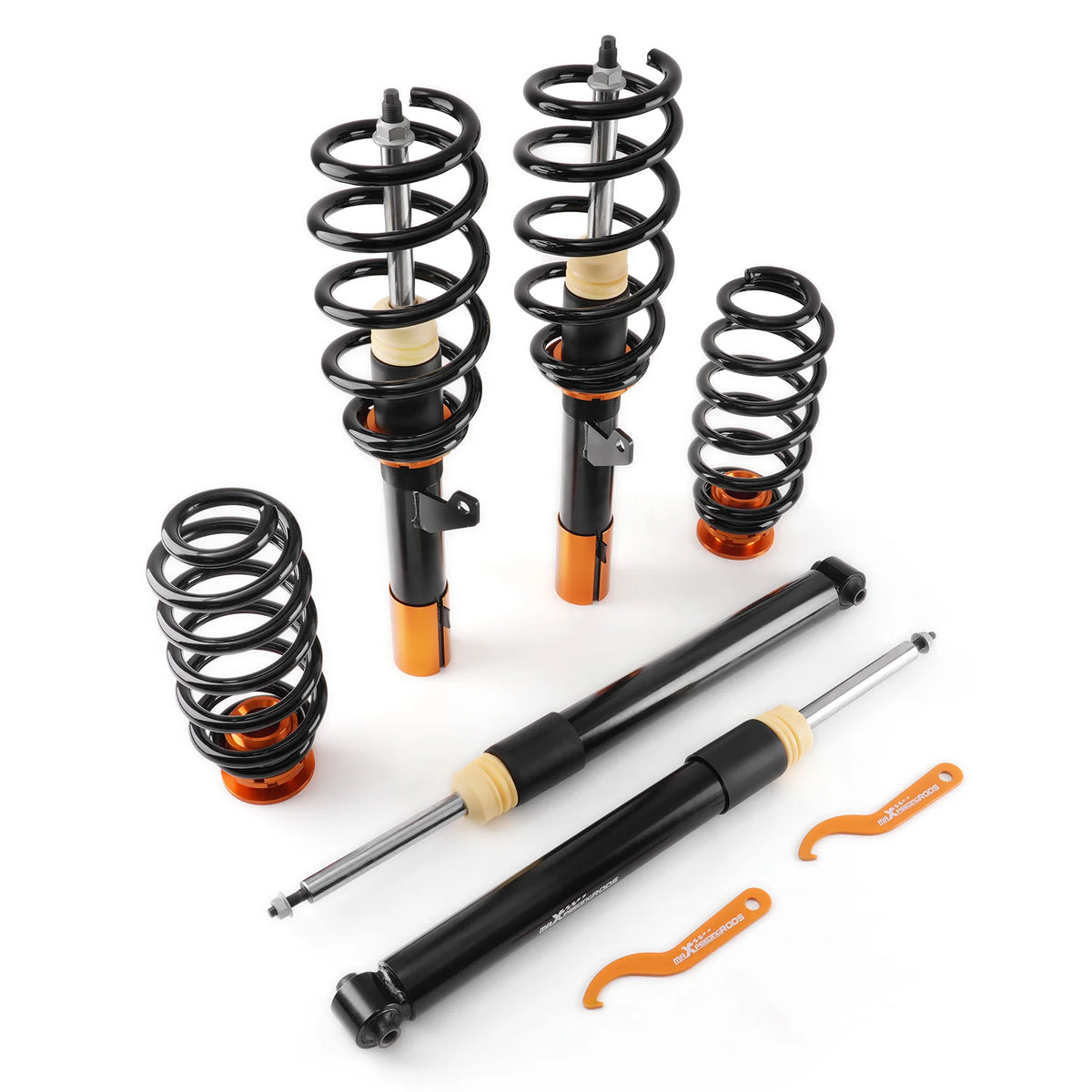 MaXpeedingrods coilover set for VW Jetta GLI Mk7, Golf Mk7 and Audi A3 8V with multi-link rear