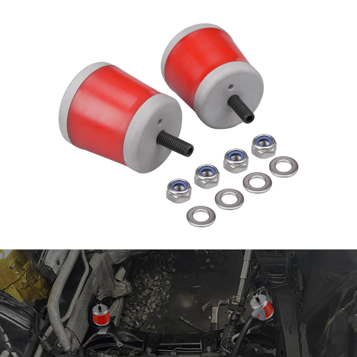 Polyurethane and aluminum engine mounts for BMW E36, E46 and E9x M3, Z3 and Z4