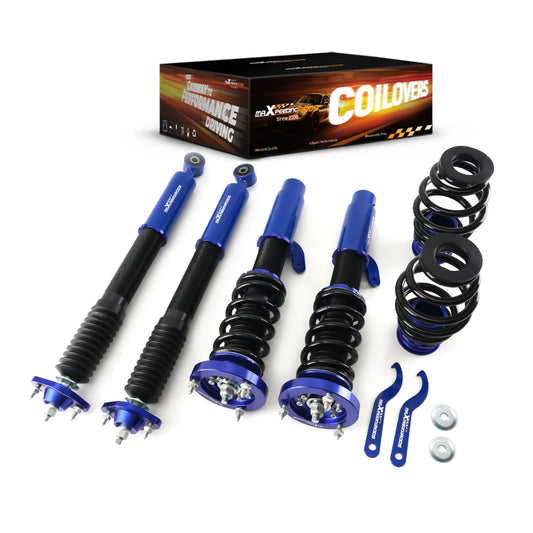 MaXpeedingrods height-adjustable coilovers with front camber plates for BMW 3 Series E46