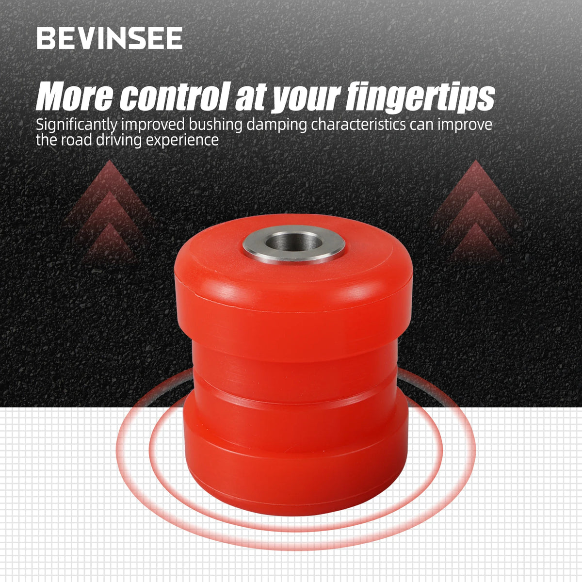1992-2005 BMW 3 Series E36 E46 and 2003-2008 Z4 E85 Rear Upper Outer Control Arm Bushing Kit, 80A Poly