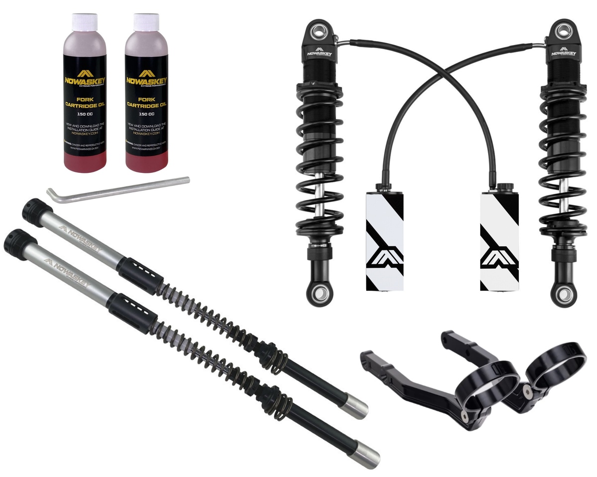 Touring Stock Ride Height Suspension Package - Remote Reservoir Shocks