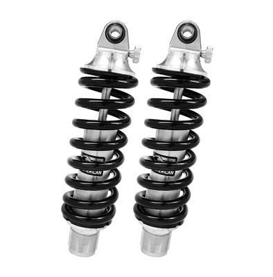 Aldan American Coilover Kit, Rear, Twin-Tube, Aluminum, Silver Anodized, 550 lbs./in., Plymouth - PWSBR2