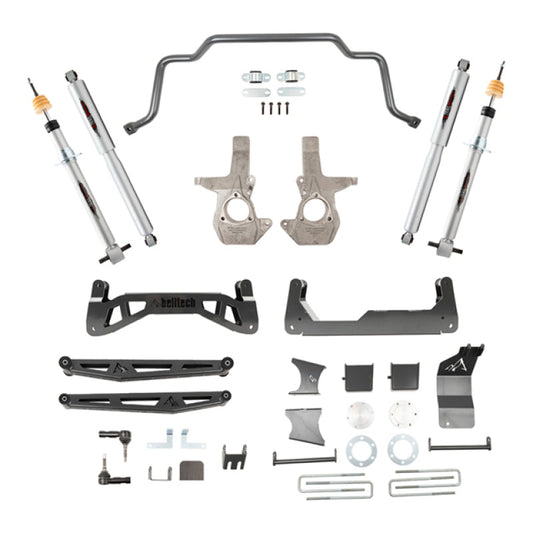 Belltech 07-16 Chevrolet Silverado / GMC Sierra 1500 4WD 7-9in Suspension Lift Kit w/ Shocks 150201TP