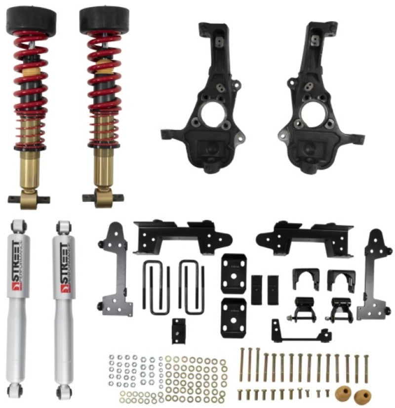 Belltech Lowering Kit 2019+ GM Silverado / Sierra 1500 2WD All Cabs - 2-5in Fr / 6in R 1040HK
