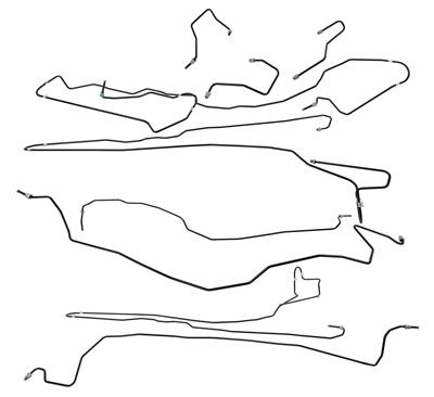 ACDelco Brake Lines, Direct Fit, ACDelco GM Genuine Parts Brake Hydraulic Lines, Steel, Natural - 19419104
