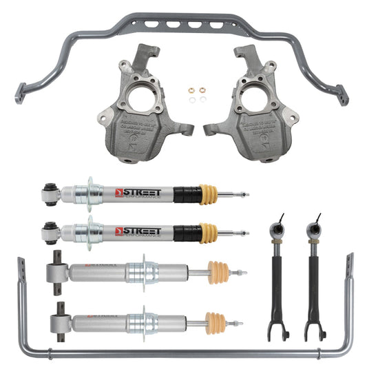 Belltech 21+ GM SUV SWB ONLY 2WD/4WD Front and Rear Lowering Kit w/ Performance Struts 1104SPS