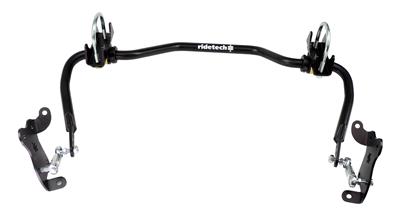 Ridetech Sway Bar, MUSCLEbar, Hollow, Steel, Black Powdercoated, Rear, 1 in. Diameter, Chevy, Kit - 11059102