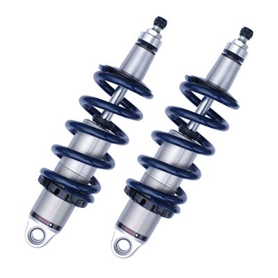 Ridetech Coilover Shocks, HQ, Front, Monotube, Aluminum, Clear Anodized, Springs, Chevrolet, Pair - 11263510