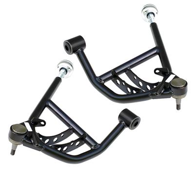 Ridetech Control Arms, StrongArm, Steel, Black Powdercoated, Chevy 1965-70, Full Size Car, Front - 11282899
