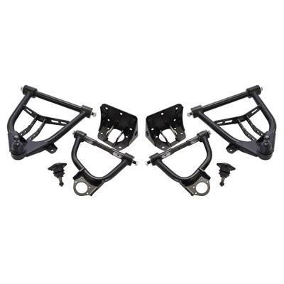 Ridetech Control Arms, StrongArms, Tubular, Steel, Black Powdercoated, Chevy, GMC, Kit - 11342699