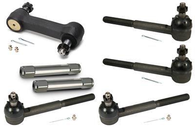 Ridetech Steering Rebuild Kits, Steering Kit, Idler Arm, Inner and Outer Tie Rod Ends, Billet Tie - 11359570