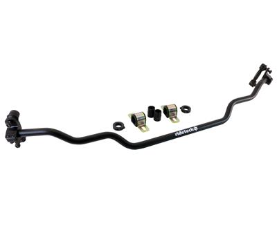 Ridetech Sway Bar, MUSCLEbar, Hollow, Steel, Black Powdercoated, Rear, 1 in. Diameter, Chevy, Kit - 11519122
