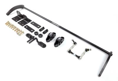Ridetech Sway Bar, MUSCLEbar, Hollow, Steel, Black Powdercoated, Rear, 3/4 in. Diameter, Chevrolet - 11539103