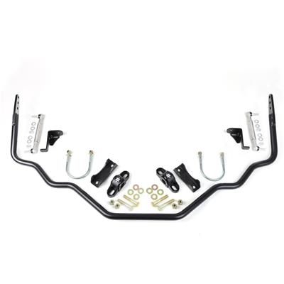 Ridetech Sway Bar, MUSCLEbar, Hollow, Steel, Black Powdercoated, Rear, 1 in. Diameter, Chevy, Kit - 11729122