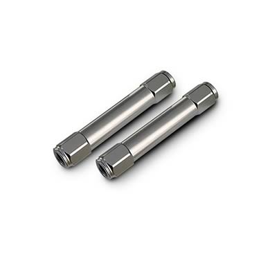 Ridetech Tie Rod Adjusters, Billet Aluminum, Natural, Buick, Chevy, Oldsmobile, Pontiac, A-Body - 11229400