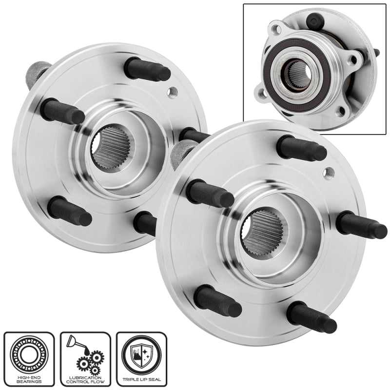 Spyder xTune Wheel Bearing and Hub Ford Edge Rear 11-13 Front or Rear 09-13 - Left and Right BH-513275-75 9939235