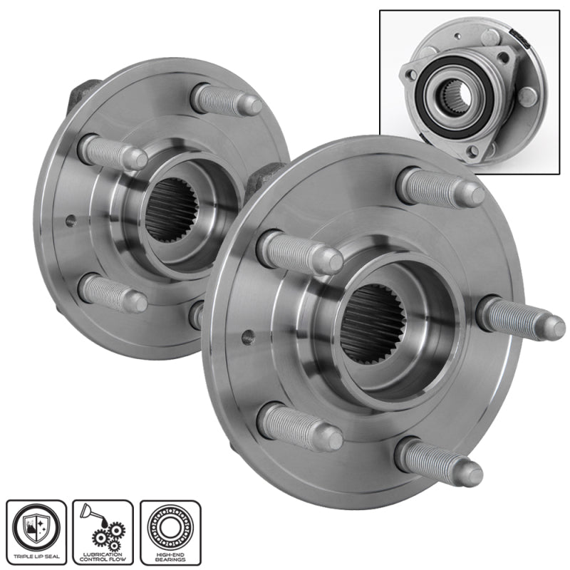 Spyder xTune Wheel Bearing and Hub Abs Buick LaCrosse 10-16 - Front Left and Right BH-513288-88 9939259